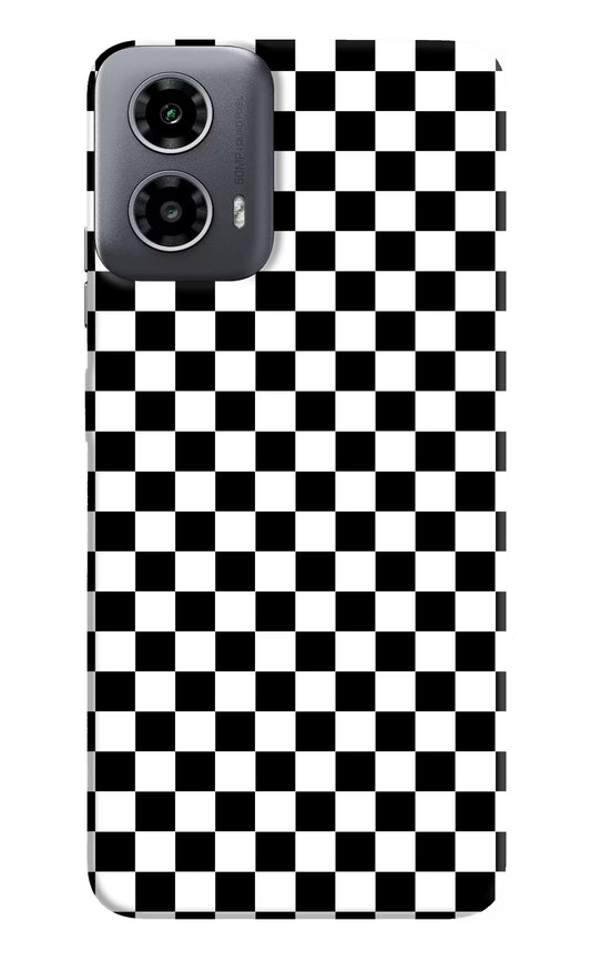 Chess Board Moto G34 5G Hard Case Back Cover by Casekaro