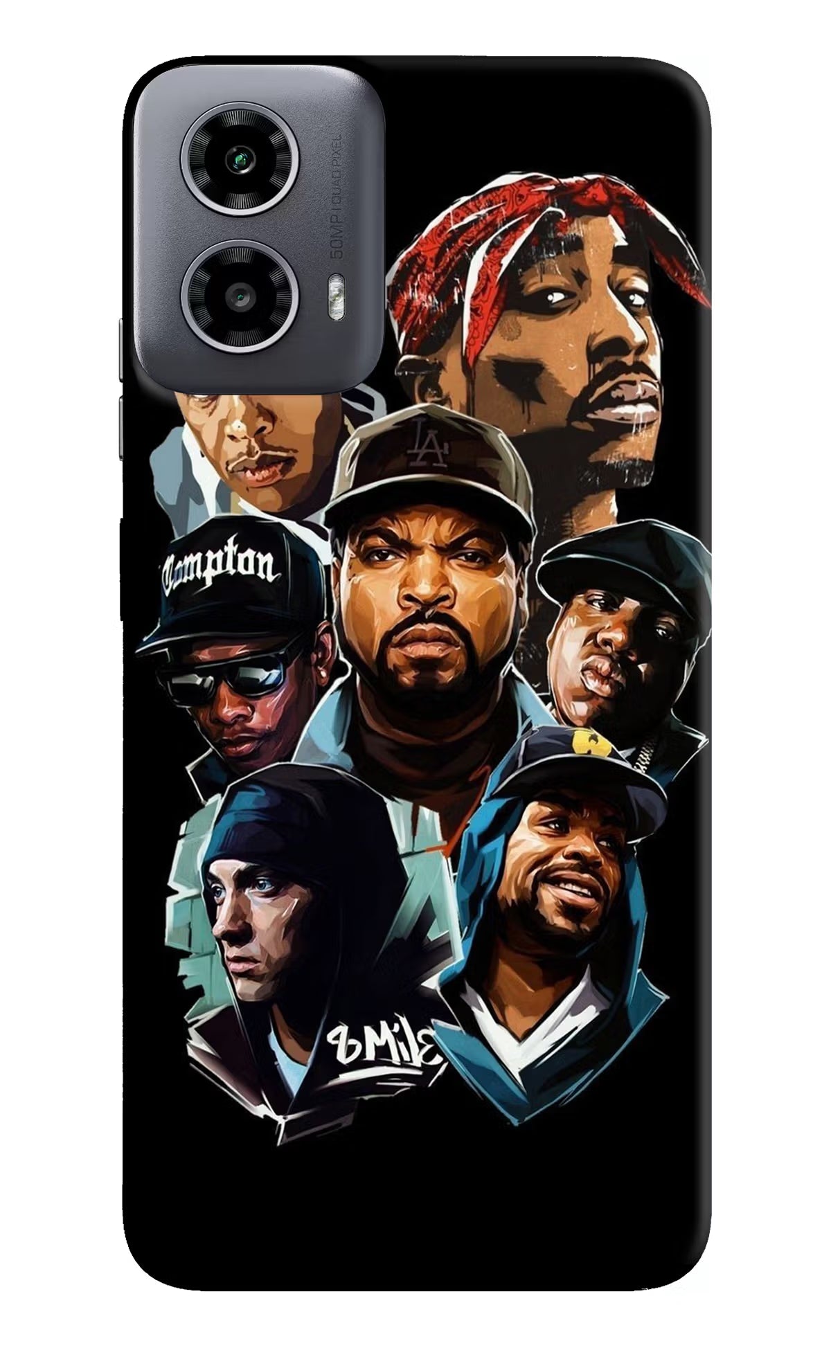 Rappers Moto G34 5G Hard Case Back Cover by Casekaro