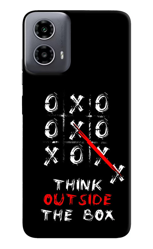 Think out of the BOX Moto G34 5G Hard Case Back Cover by Casekaro