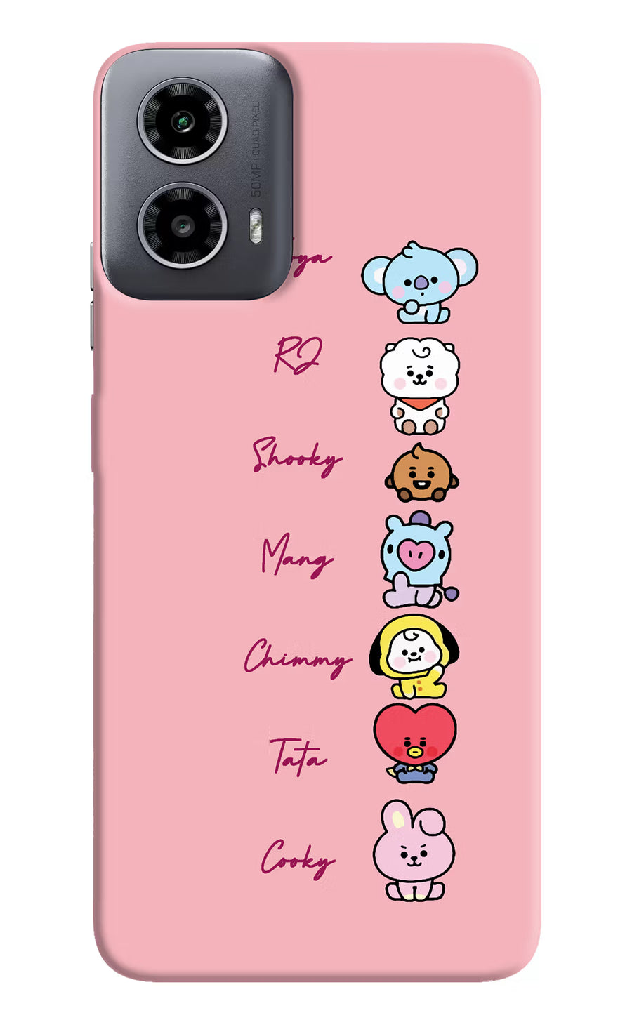 BTS names Moto G34 5G Back Cover, Hard case