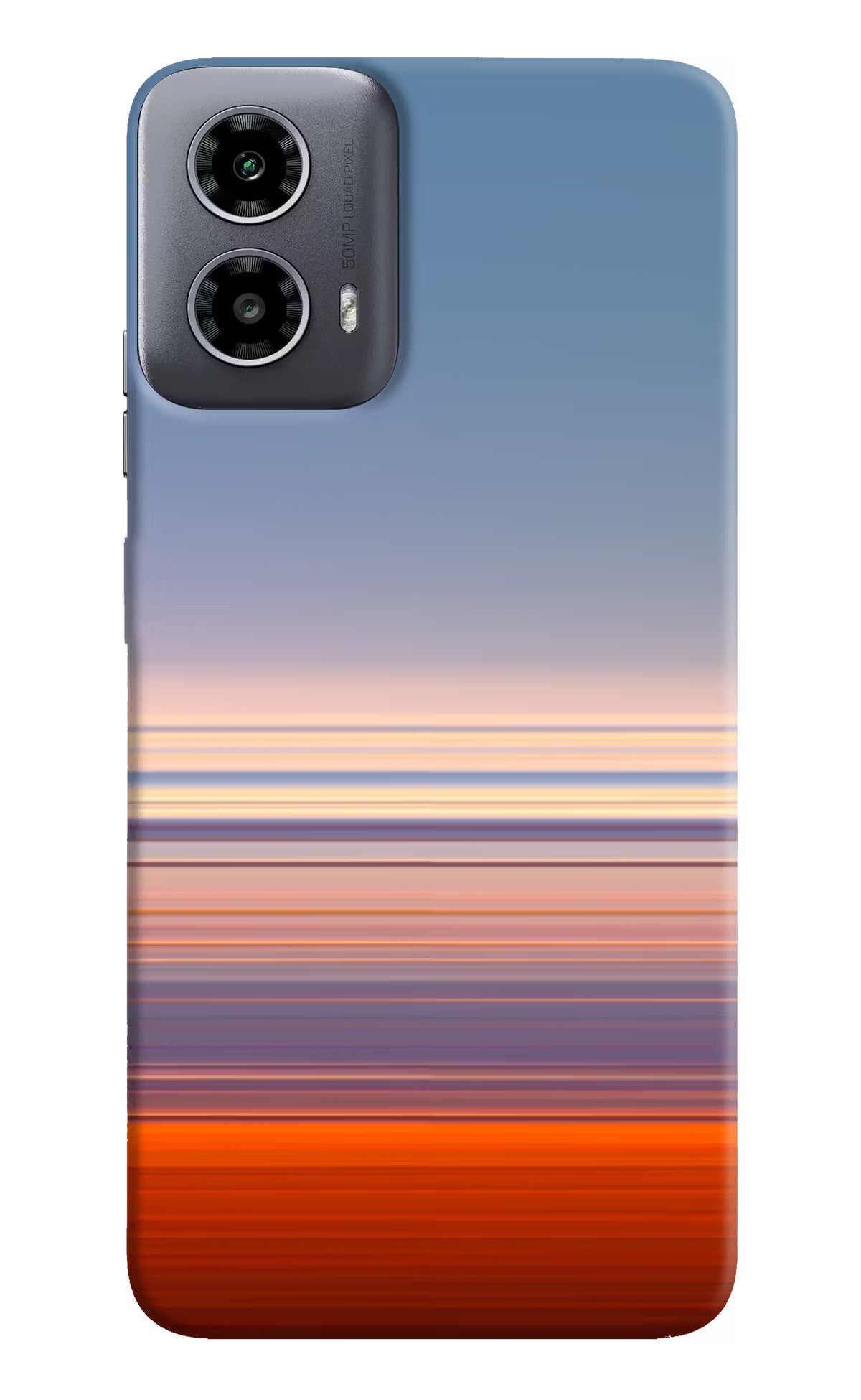 Morning Colors Moto G34 5G Hard Case Back Cover by Casekaro