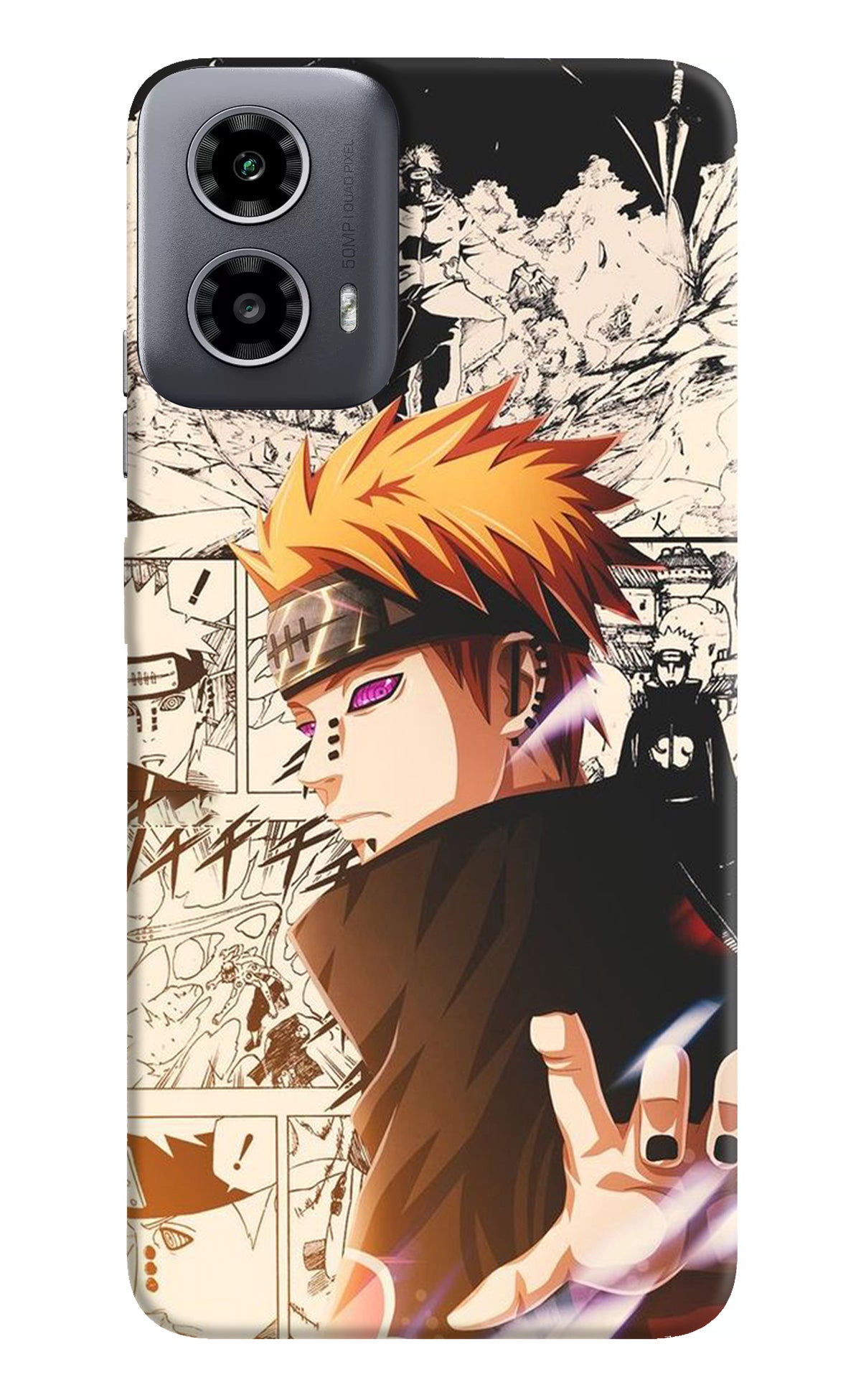 Pain Anime Moto G34 5G Back Cover