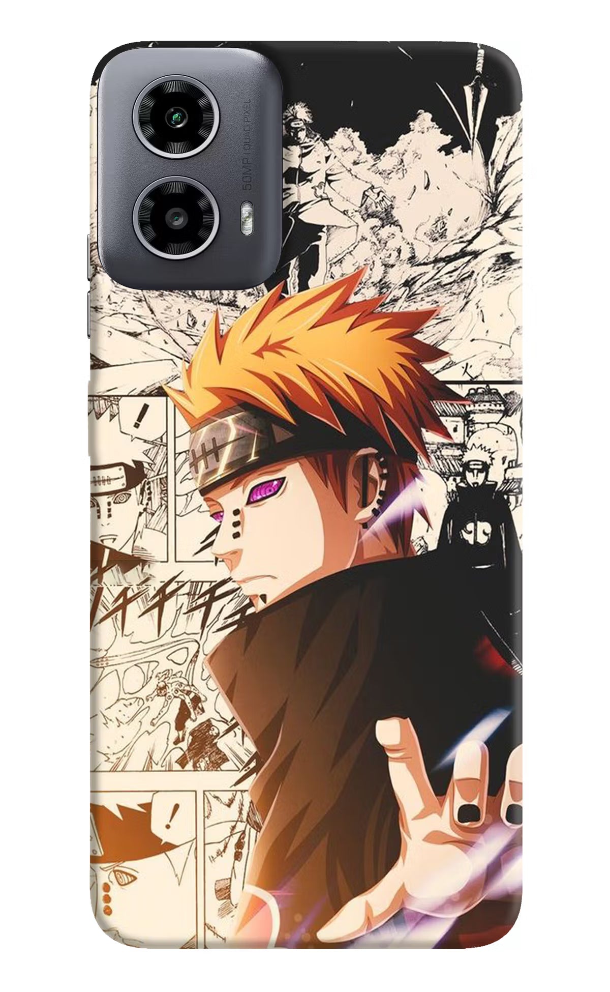 Pain Anime Moto G34 5G Hard Case Back Cover by Casekaro