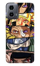 Naruto Character Moto G34 5G Hard Case Back Cover by Casekaro