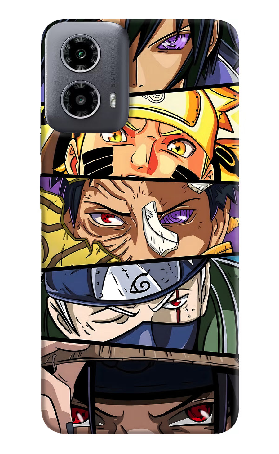 Naruto Character Moto G34 5G Back Cover, Hard case