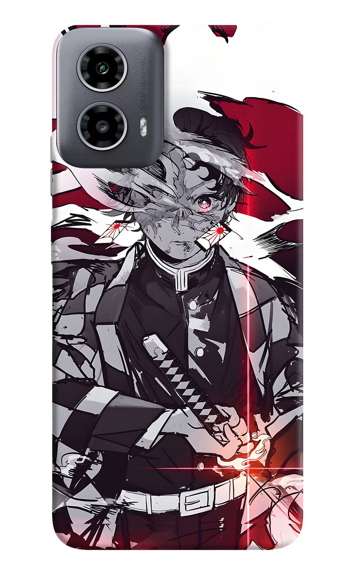 Demon Slayer Moto G34 5G Hard Case Back Cover by Casekaro