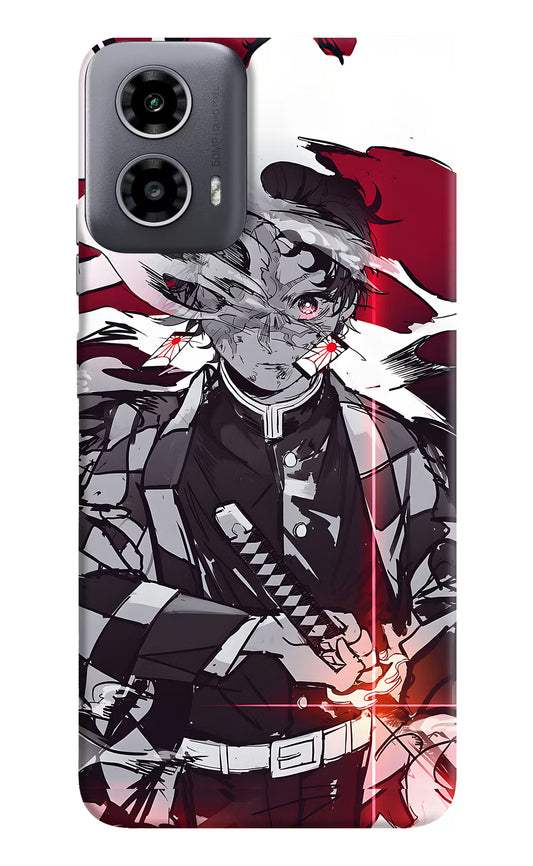 Demon Slayer Moto G34 5G Hard Case Back Cover by Casekaro