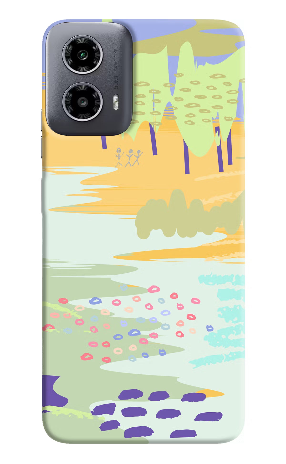 Scenery Moto G34 5G Hard Case Back Cover by Casekaro