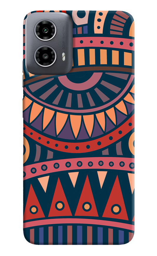 African Culture Design Moto G34 5G Back Cover