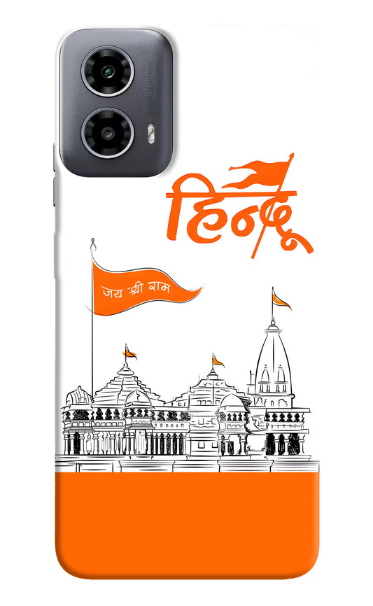 Jai Shree Ram Hindu Moto G34 5G Hard Case Back Cover by Casekaro
