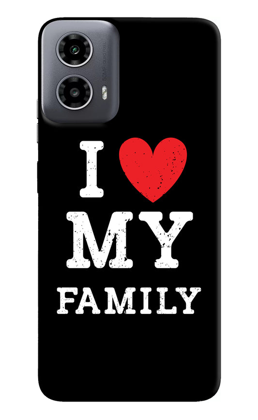 I Love My Family Moto G34 5G Back Cover