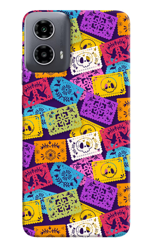 Mexican Pattern Moto G34 5G Back Cover