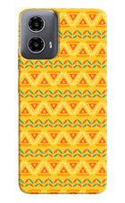 Tribal Pattern Moto G34 5G Hard Case Back Cover by Casekaro