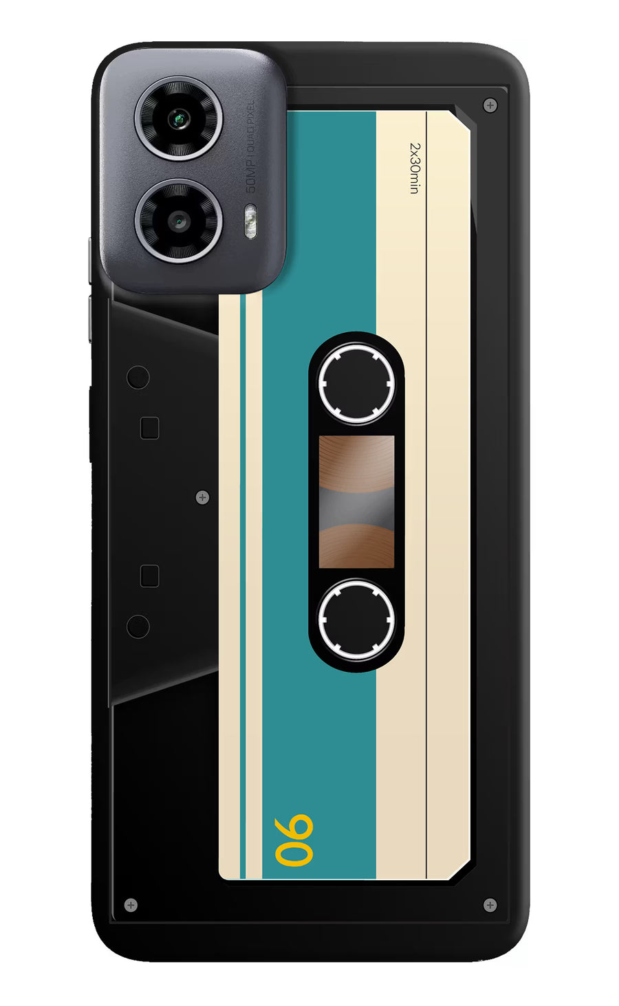 Cassette Moto G34 5G Back Cover, Hard case