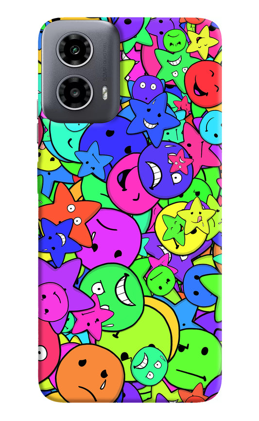 Fun Doodle Moto G34 5G Back Cover