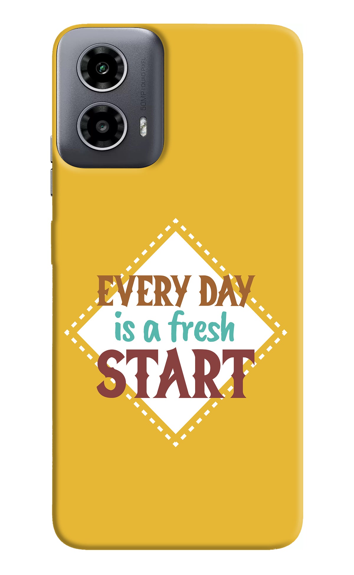 Every day is a Fresh Start Moto G34 5G Back Cover
