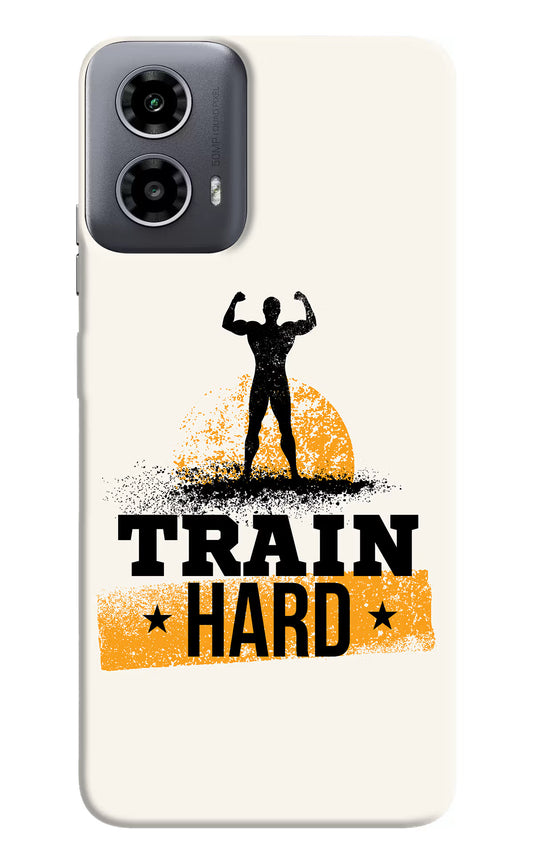 Train Hard Moto G34 5G Hard Case Back Cover by Casekaro