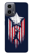 Captain America Marvel Art Moto G34 5G Hard Case Back Cover by Casekaro
