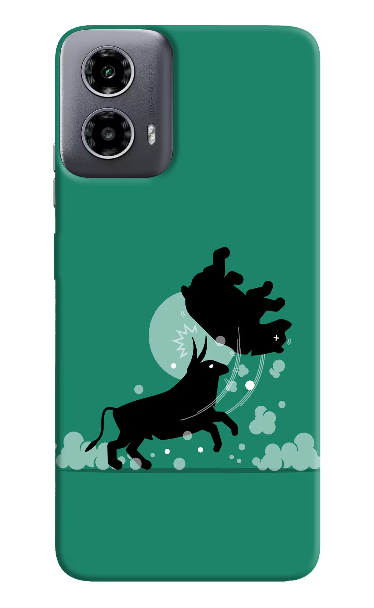 Bull Conqueror Moto G34 5G Hard Case Back Cover by Casekaro