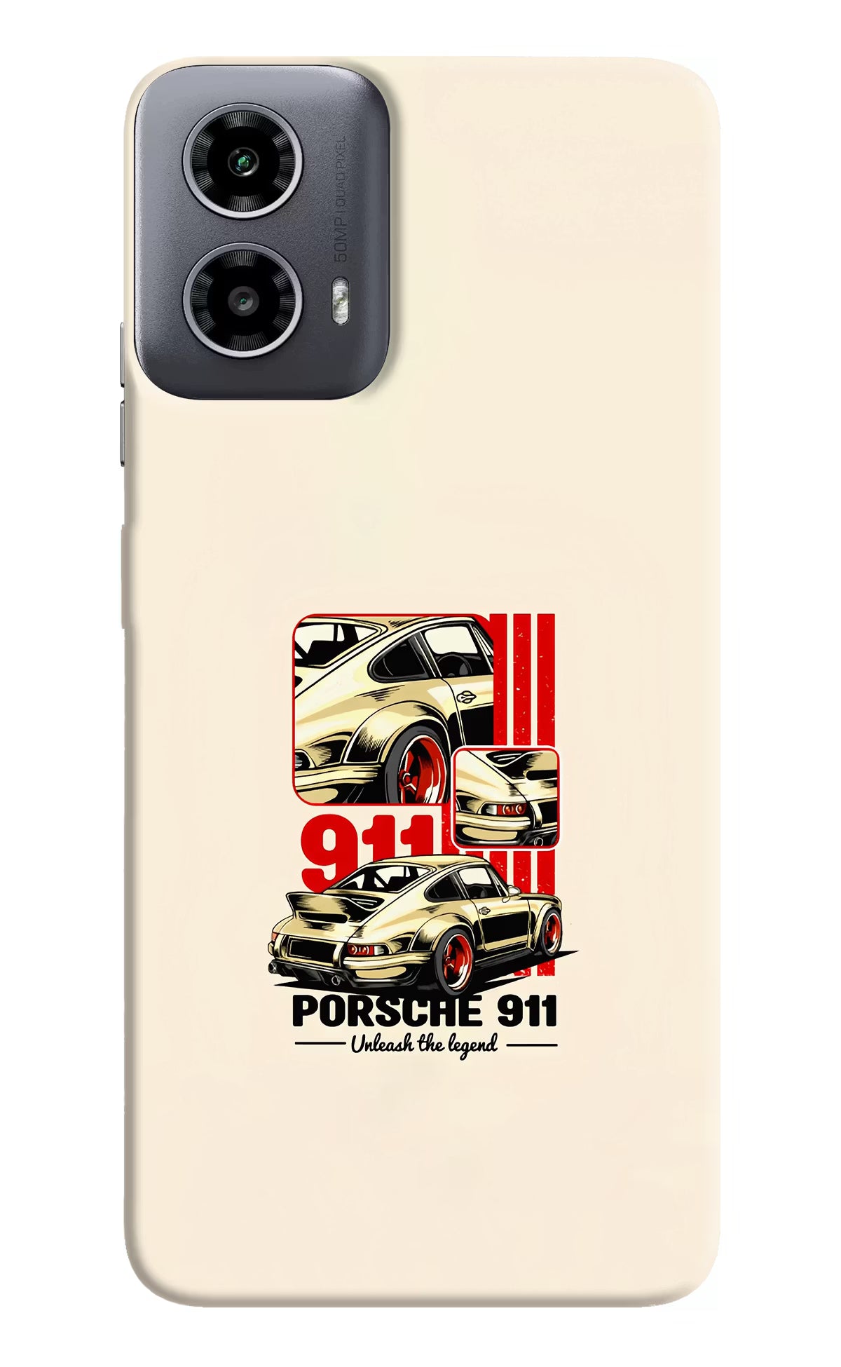 Classic Porsche 911 Moto G34 5G Hard Case Back Cover by Casekaro