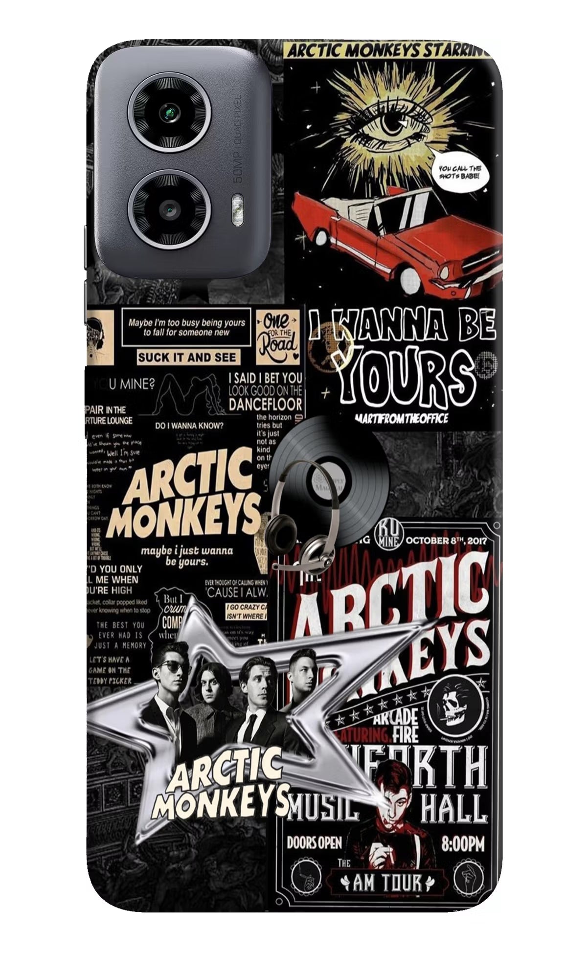 Arctic Monkeys Moto G34 5G Hard Case Back Cover by Casekaro