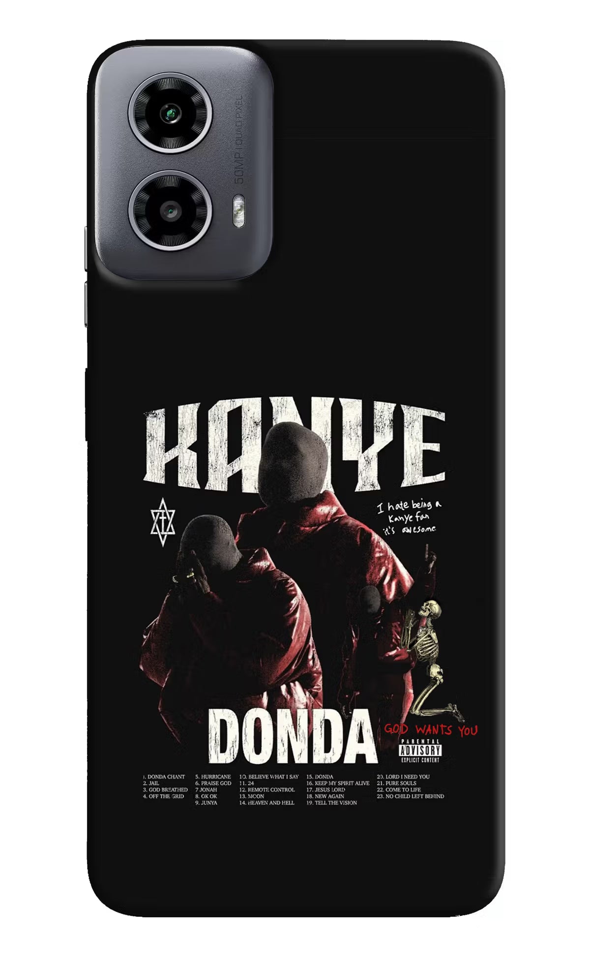Donda Kanye West Moto G34 5G Hard Case Back Cover by Casekaro
