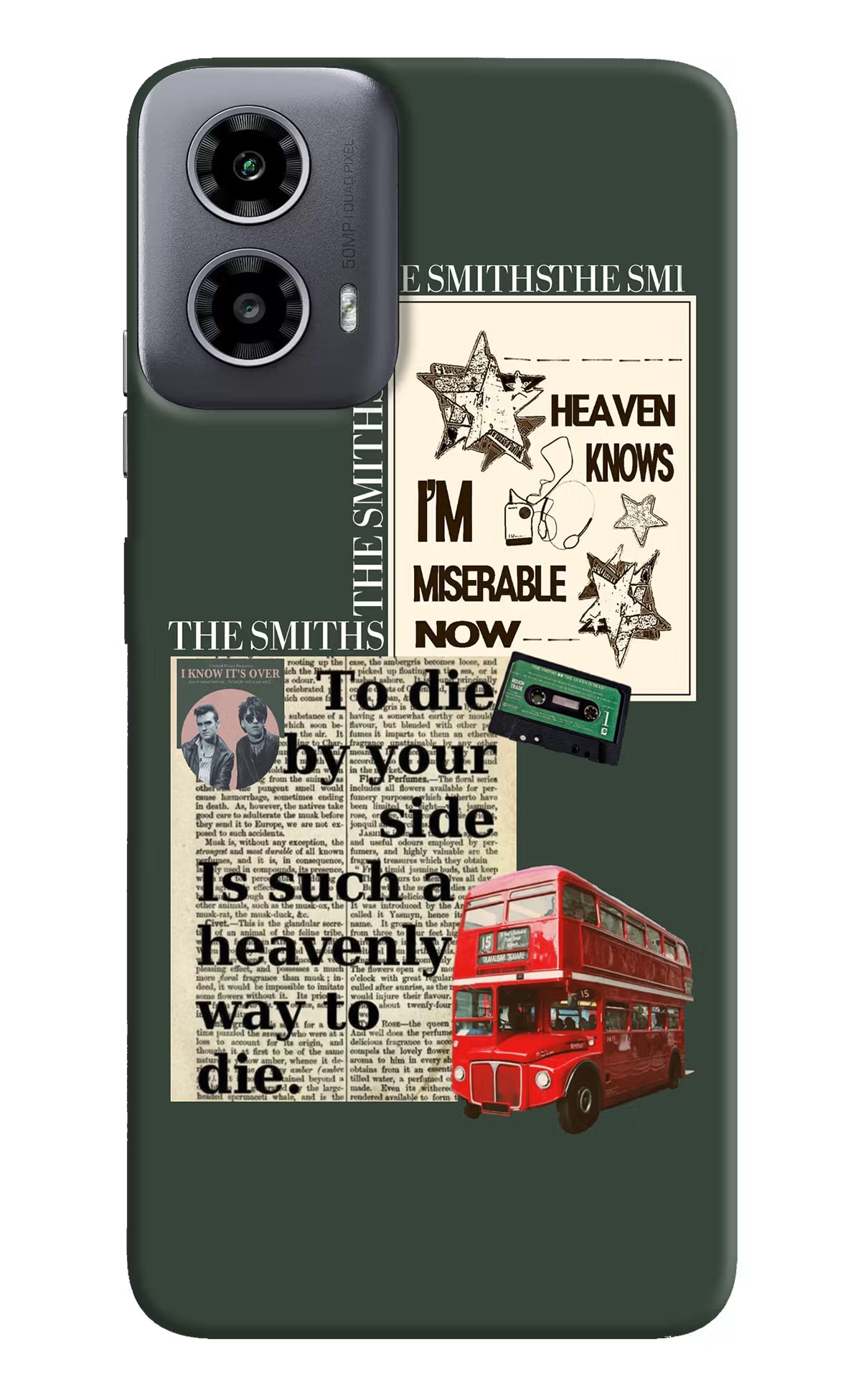 The Smiths Moto G34 5G Hard Case Back Cover by Casekaro