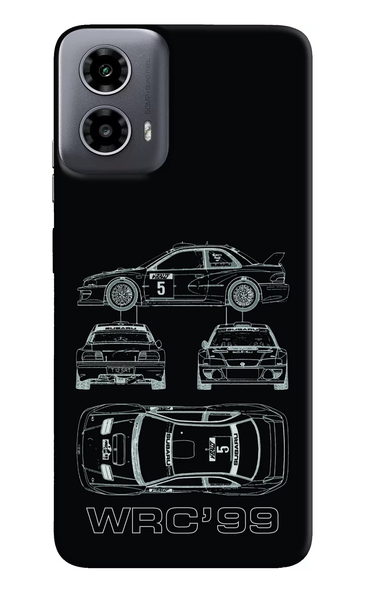 WRC'99 Moto G34 5G Hard Case Back Cover by Casekaro