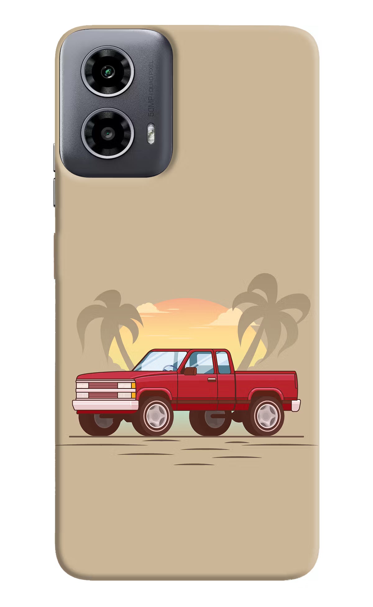 Desert Classic Drive Moto G34 5G Hard Case Back Cover by Casekaro