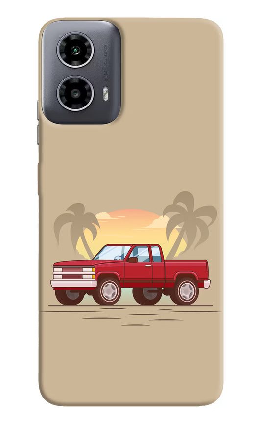 Desert Classic Drive Moto G34 5G Hard Case Back Cover by Casekaro