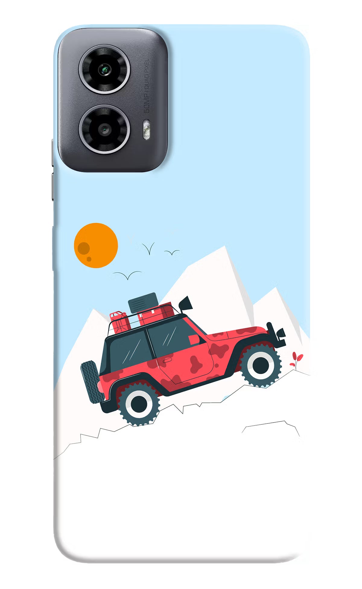 Mountain Trail Beast Moto G34 5G Hard Case Back Cover by Casekaro
