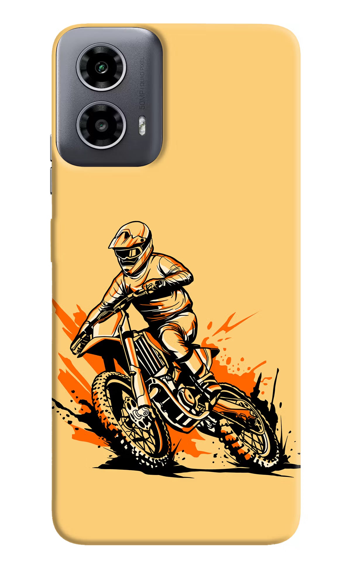 Off-Road Fury Moto G34 5G Hard Case Back Cover by Casekaro