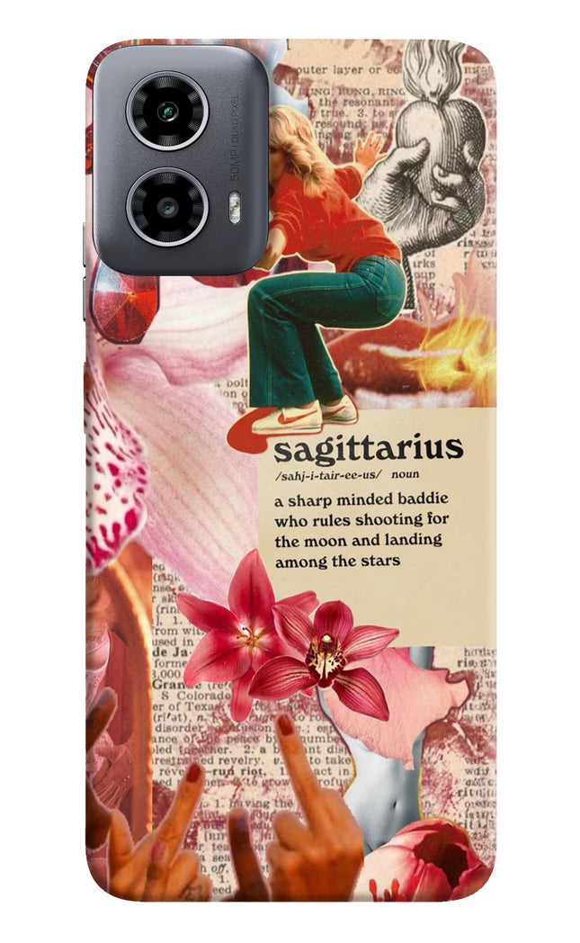 Sagittarius Zodiac Moto G34 5G Hard Case Back Cover by Casekaro