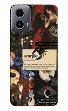 Scorpio Zodiac Moto G34 5G Hard Case Back Cover by Casekaro