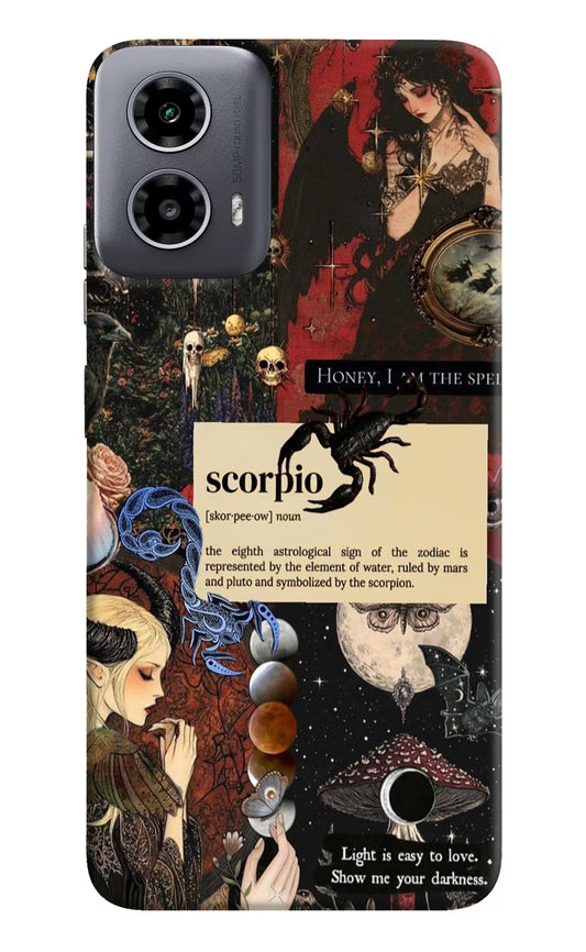 Scorpio Zodiac Moto G34 5G Hard Case Back Cover by Casekaro