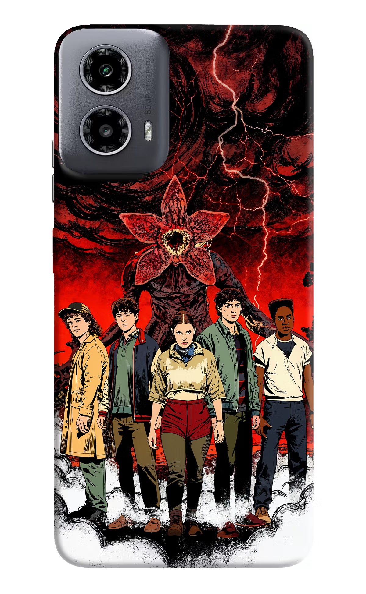Ordinary Things Characters Moto G34 5G Hard Case Back Cover by Casekaro