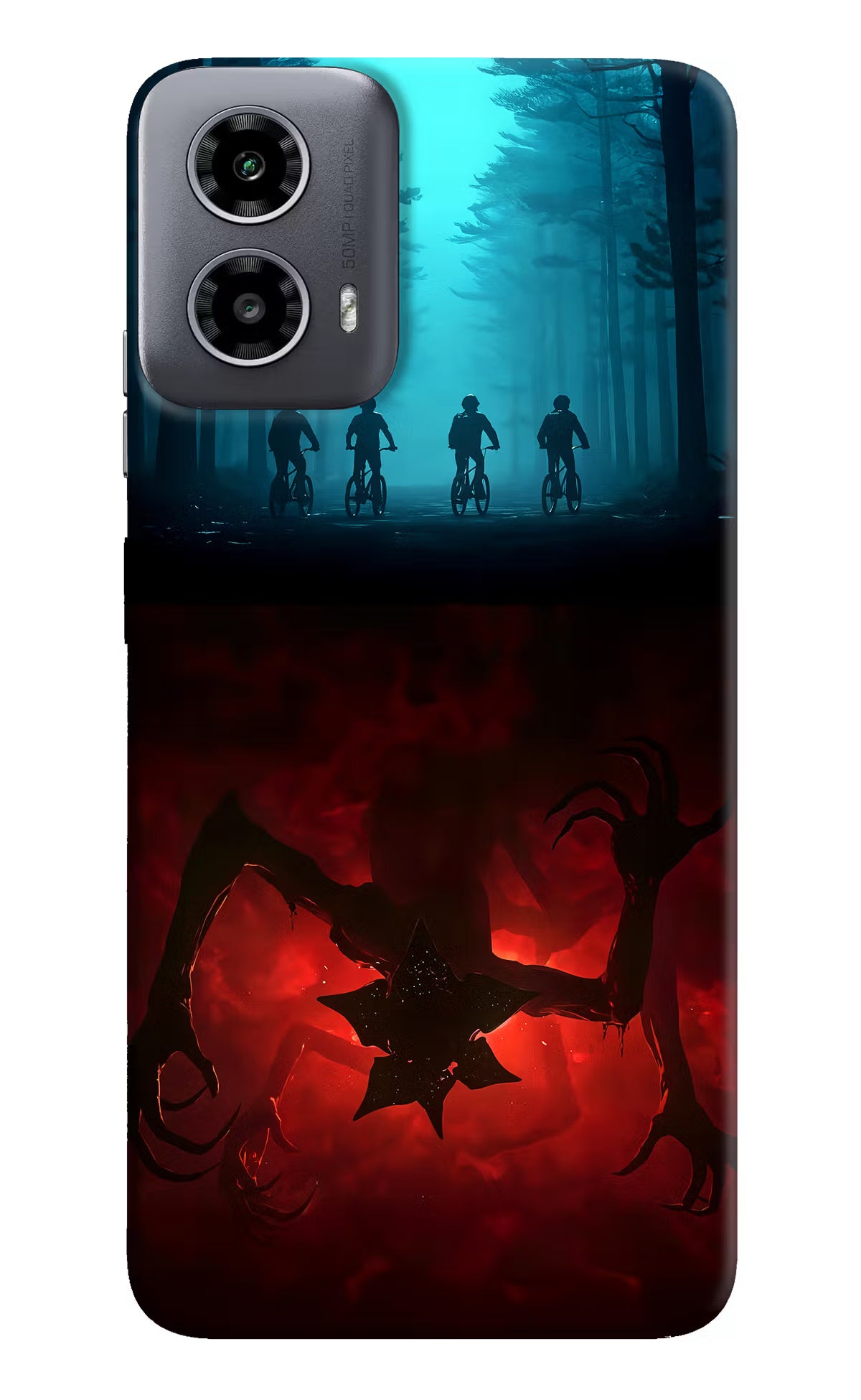 Ordinary Things Downside Up Moto G34 5G Hard Case Back Cover by Casekaro