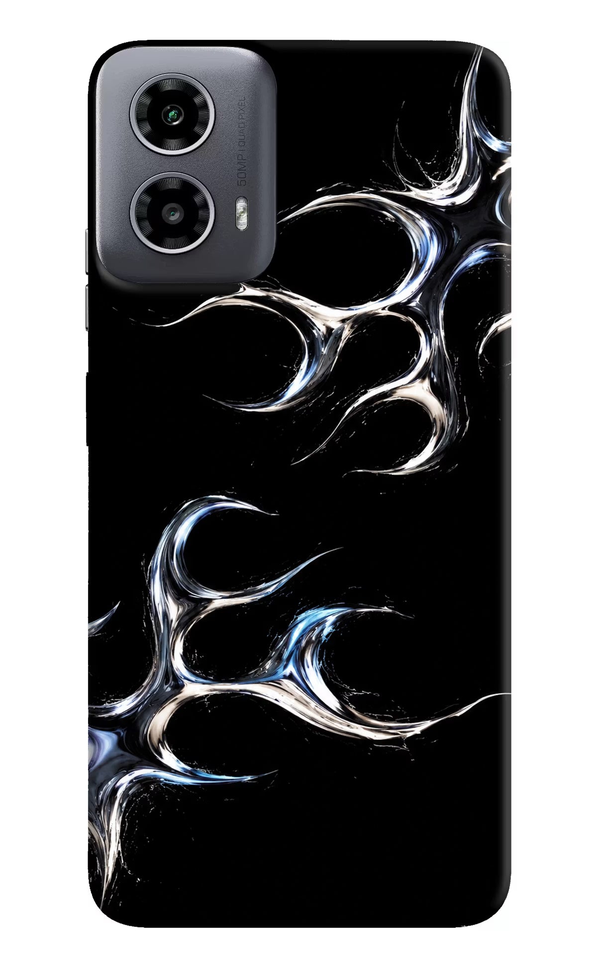 Chrome Tribal Moto G34 5G Hard Case Back Cover by Casekaro