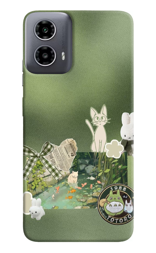 Aesthetic anime Moto G34 5G Hard Case Back Cover by Casekaro