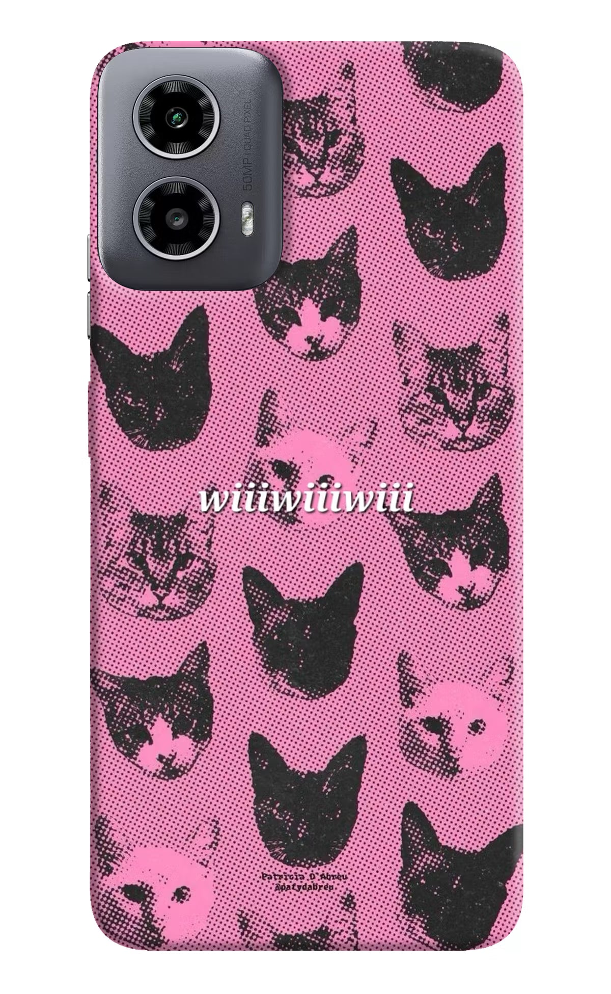 Pink Cats Moto G34 5G Back Cover