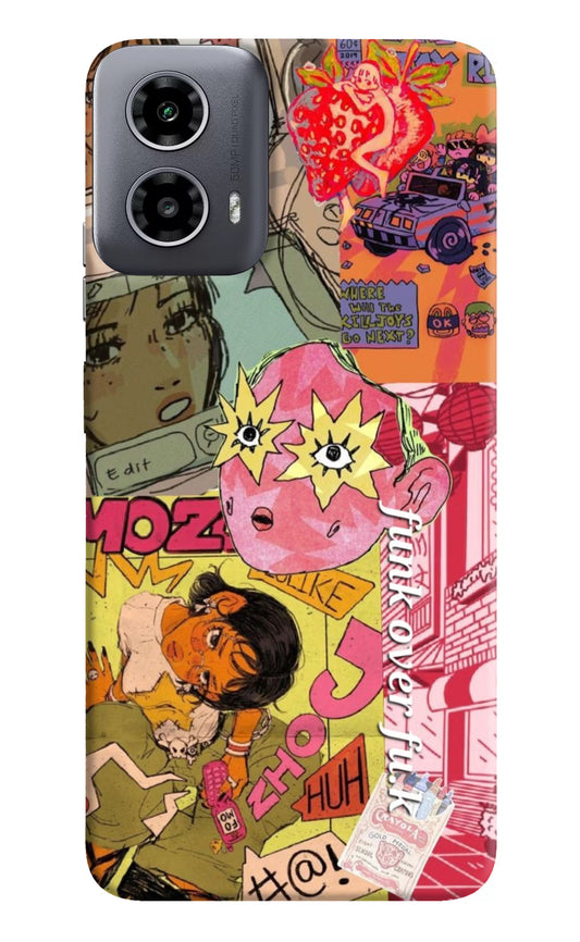 Funkover Moto G34 5G Hard Case Back Cover by Casekaro