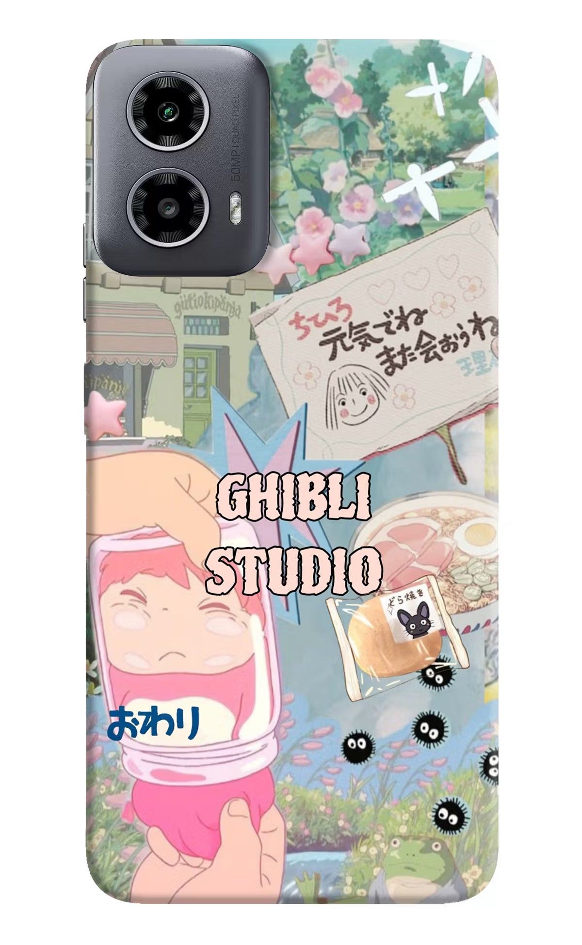 Studio Ghibli Moto G34 5G Back Cover