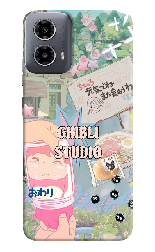 Studio Ghibli Moto G34 5G Hard Case Back Cover by Casekaro