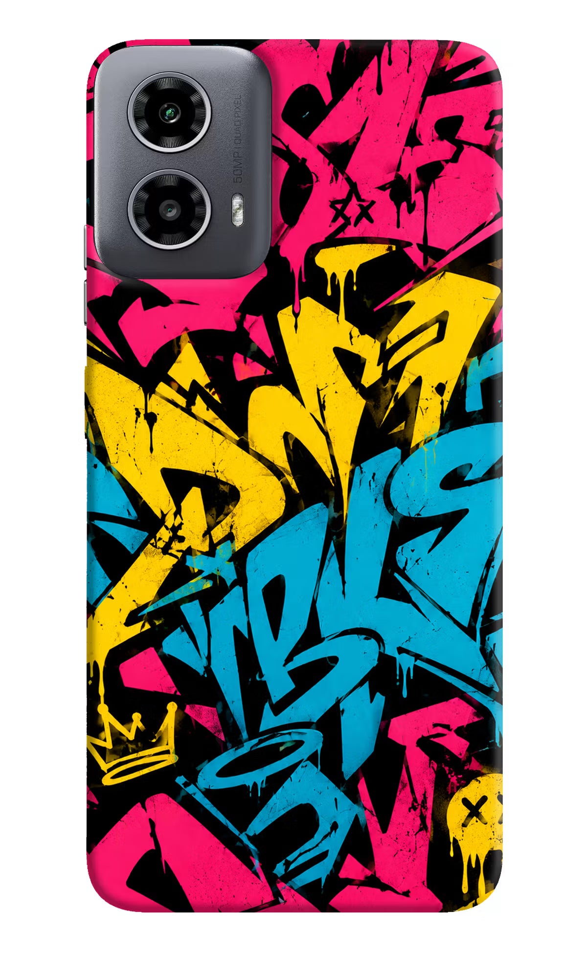 Graffiti Vibe Moto G34 5G Back Cover