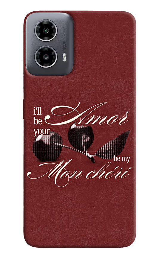 Velvet Cherry Moto G34 5G Back Cover