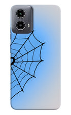 Blue Web Moto G34 5G Hard Case Back Cover by Casekaro