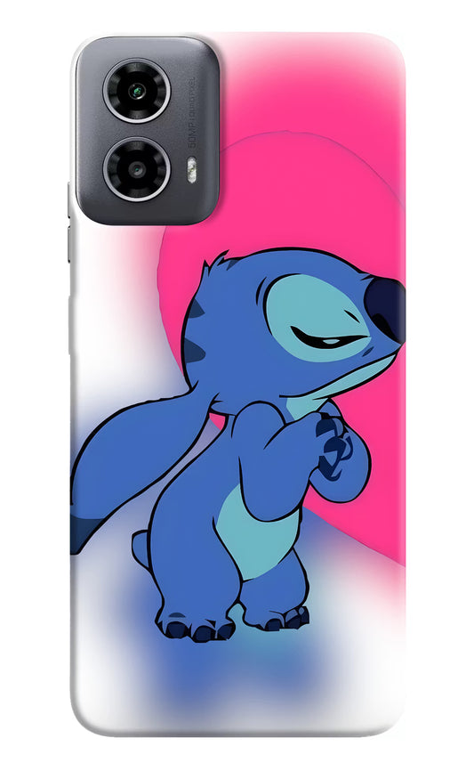 Stitch Hug Moto G34 5G Hard Case Back Cover by Casekaro