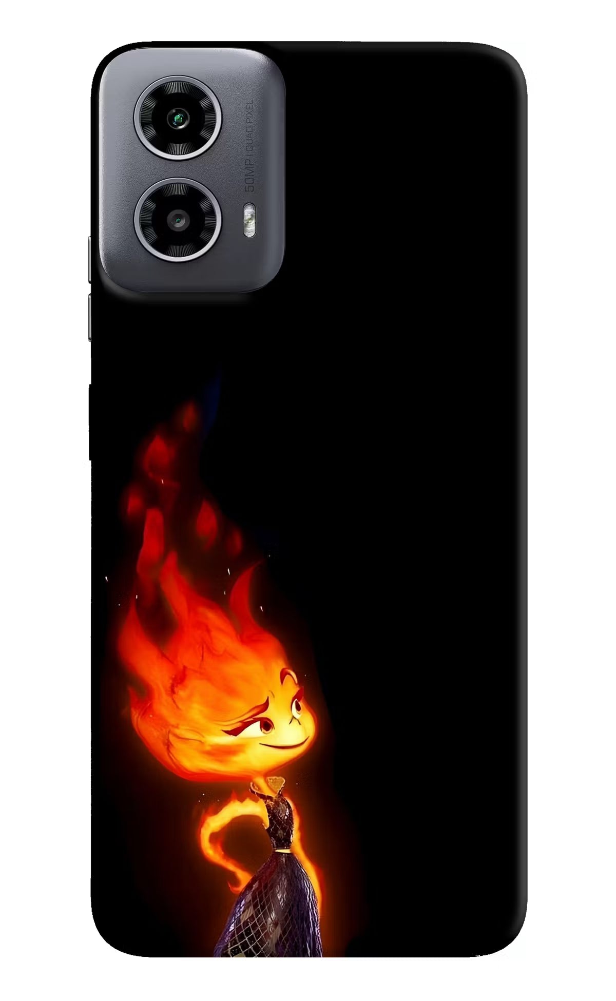 Ember Flame Moto G34 5G Back Cover