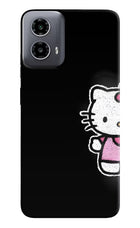 Kitty Charm Moto G34 5G Hard Case Back Cover by Casekaro