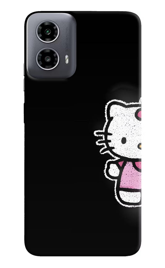Kitty Charm Moto G34 5G Hard Case Back Cover by Casekaro